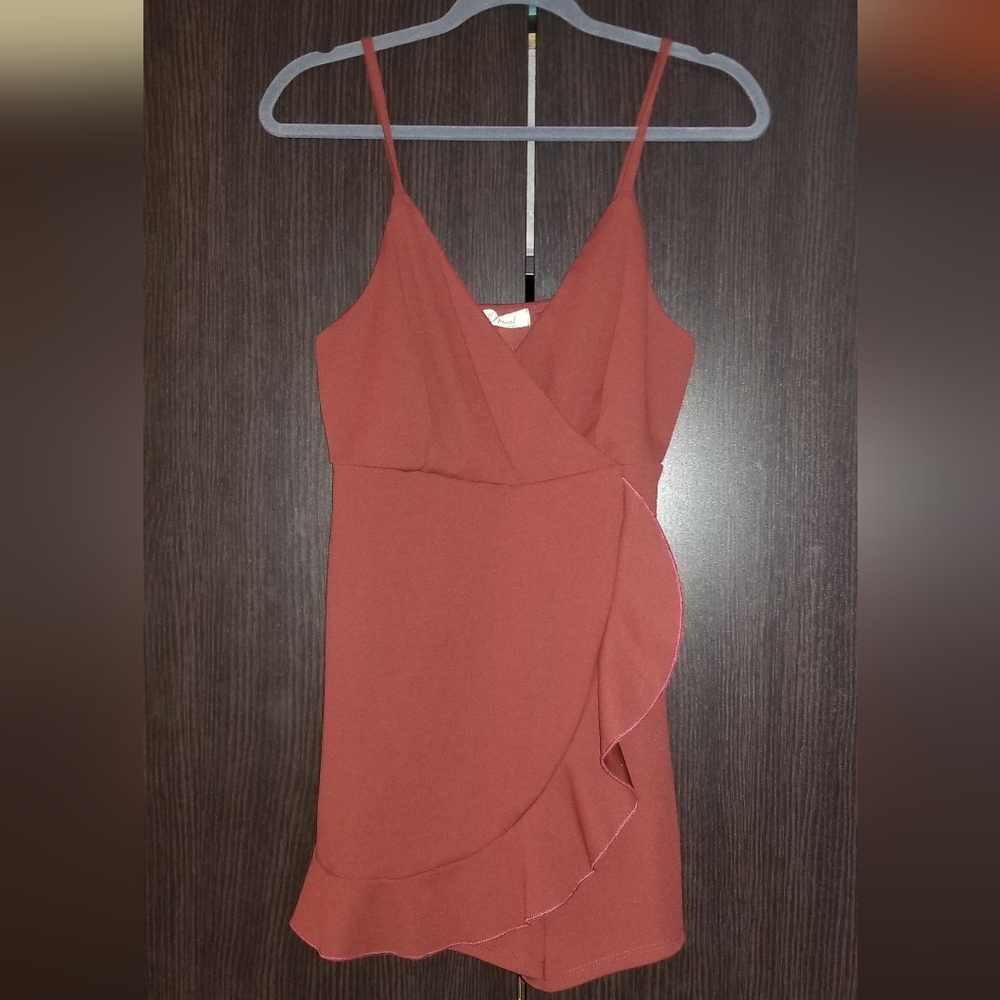 Burnt Orange Romper